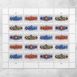 Art of the Skateboard Stamps