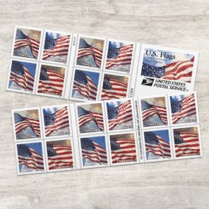 U.S. Flags 2024 Stamps, Book of 20