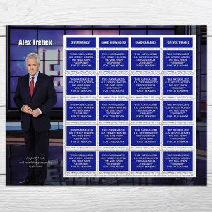 Alex Trebek Stamps, Sheet of 20