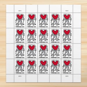 Love 2025 Stamps, Sheet of 20
