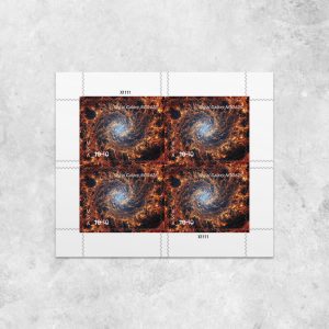 Spiral Galaxy Stamps, Sheet of 4