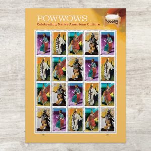 Powwows: Celebrating Native American Culture Stamps, Sheet of 20
